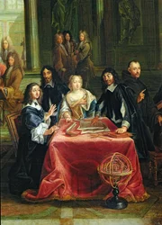 Christina of Sweden and her Court (detail)